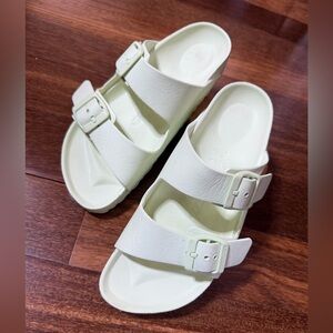 Birkenstock Lime EVA Sandals with Adjustable Straps